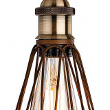 Firstlight Arcade Industrial Style 11cm Pendant Light Rustic Brown 2