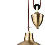 Firstlight Suffolk Classic Style Rise and Fall Pendant Light Antique Brass 2