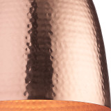 Firstlight Assam Hammered Style 20cm Pendant Light Copper and Matt Copper Inner 2