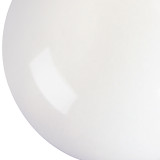 Firstlight Sphere Traditional Style 15cm Flush Ceiling Light in White and Opal Glass 2