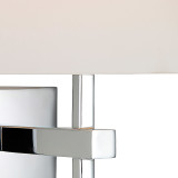 Firstlight Fabio Contemporary Style Wall Light in Chrome and Opal Glass 2