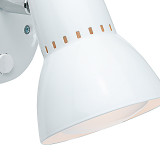 Firstlight Lynx Classic Style Wall Spotlight with On/Off Switch White 2