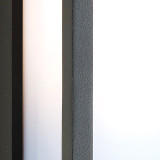 Firstlight Warwick Contemporary Style Lantern in Graphite and Opal 2