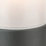 Firstlight Arena Modern Style Half Lantern in Graphite and Opal 2