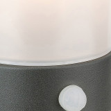 Firstlight Arena Modern Style Half Lantern PIR Sensor in Graphite and Opal 2