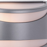 Firstlight Meridian Modern Style Lantern in Silver and Opal 2