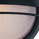 Firstlight Classic Modern Style 255mm Bulkhead Eyelid in Black and Opal Glass 2
