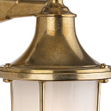 Firstlight Nautic Classic Marine Style Caged Lantern in Solid Brass and Frosted 2