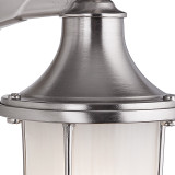 Firstlight Nautic Classic Marine Style Caged Lantern in Solid Brass with Nickel Plating and Frosted 2