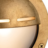 Firstlight Nautic Traditional Style Bulkhead Eyelid in Brass and Frosted 2