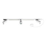 Inlight Cayo 3 Head 1m Track Light Kit in White 2