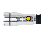 Stanley 500 lumen Rechargeable LED Hand Torch in Silver & Black 2