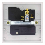 Opus Socket Switched White 1-Gang 13 Amp 2