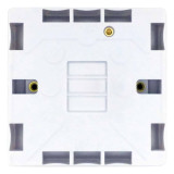 Opus Back Box White 1-Gang 25mm 2