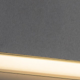 Firstlight LED 2-Light Outdoor Wall Up and Down Light 3000K and 4000K and 5000K Opal in Graphite 2