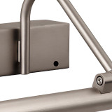 Firstlight LED Wall Picture/Mirror Light Dim Touch Memory Dimmer and Remote 3000K in Brushed Steel 2