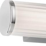 Firstlight LED Coral 300mm Wall Wall Light Tri-Colour CCT 3000K and 4000K and 5700K Opal in Chrome 2