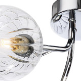 Firstlight Groves 6-Light Semi-Flush Ceiling Light Clear in Chrome 2