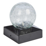 SuperBright LED Crackle Ball Post Light 2