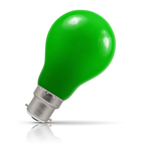 Crompton Lamps LED GLS 1.5W B22 IP65 Green Image 1