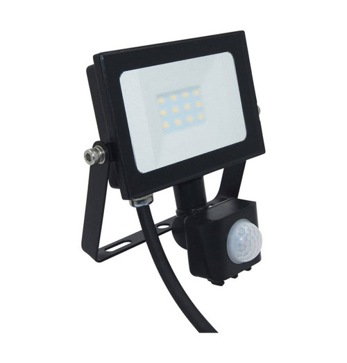 Phoebe LED Floodlight 10W Atlas-Mini PIR Sensor Cool White Black IP65 Image 1 Phoebe LED Floodlight 10W Atlas-Mini PIR Sensor Cool White Black IP65 Image 1