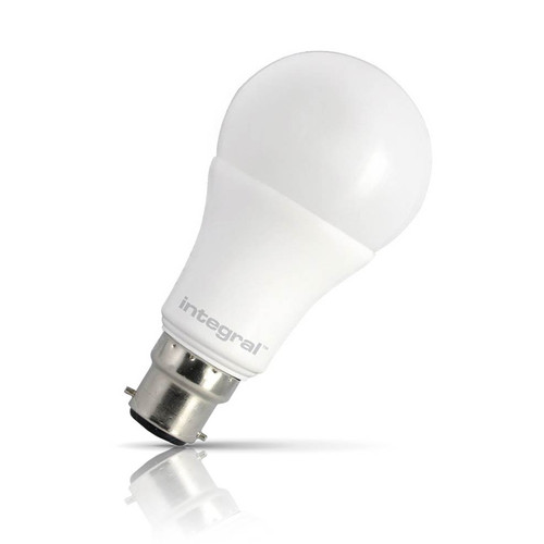 Integral LED Dimmable LED GLS 8.5W B22 Warm White Frosted Image 1 Integral LED Dimmable LED GLS 8.5W B22 Warm White Frosted Image 1