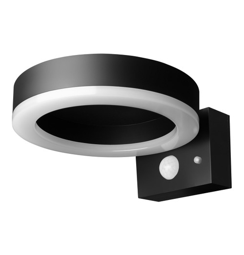 Ledvance LED Solar Wall Light Endura Style Single Circle Black Sensor Image 1 Ledvance LED Solar Wall Light Endura Style Single Circle Black Sensor Image 1
