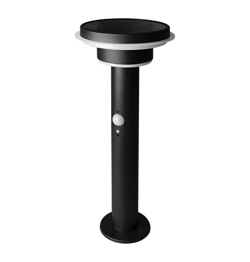 Ledvance LED Solar Post Light Endura Style Double Circle Black Sensor Image 1 Ledvance LED Solar Post Light Endura Style Double Circle Black Sensor Image 1