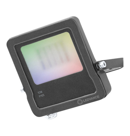 Ledvance LED Smart+ Floodlight 10W WiFi RGB and Warm White Dark Grey Image 1 Ledvance LED Smart+ Floodlight 10W WiFi RGB and Warm White Dark Grey Image 1