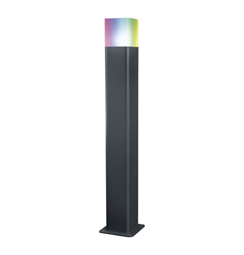 Ledvance LED Smart+ Post Light 50cm Cube WiFi RGB and Warm White Dark Grey Image 1 Ledvance LED Smart+ Post Light 50cm Cube WiFi RGB and Warm White Dark Grey Image 1