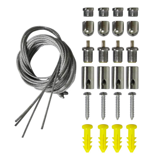 Phoebe LED Wire Suspension Kit Galanos Arteson Image 1 Phoebe LED Wire Suspension Kit Galanos Arteson Image 1