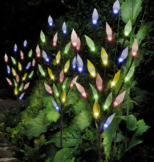 Solalite LED Solar Branch Lights (3 Pack) Multi-Coloured Image 1 Solalite LED Solar Branch Lights (3 Pack) Multi-Coloured Image 1