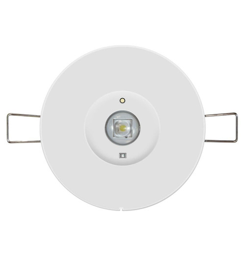 Phoebe LED Emergency Recessed Spot 1W Round Lens Krios Image 1