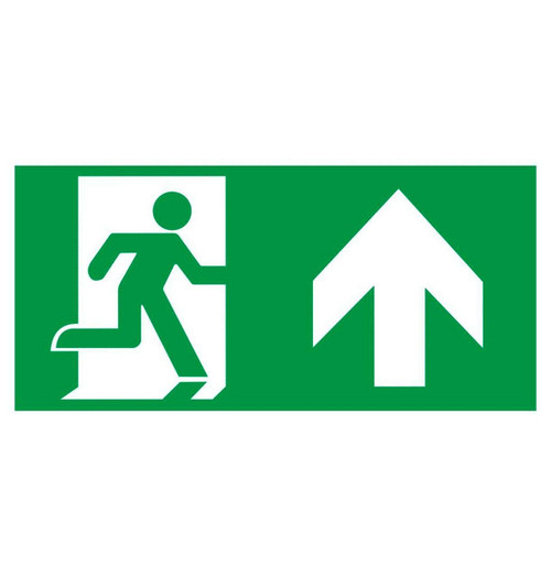 Phoebe LED Emergency Exit Blade Up Legend for use with Emergency Blade Image 1 Phoebe LED Emergency Exit Blade Up Legend for use with Emergency Blade Image 1
