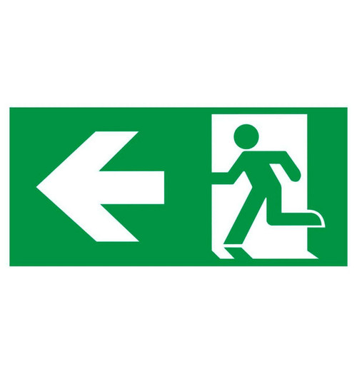 Phoebe LED Emergency Surface Box Left Legend for use with Emergency Exit Box Image 1 Phoebe LED Emergency Surface Box Left Legend for use with Emergency Exit Box Image 1