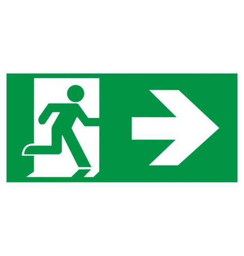 Phoebe LED Emergency Surface Box Right Legend for use with Emergency Exit Box Image 1 Phoebe LED Emergency Surface Box Right Legend for use with Emergency Exit Box Image 1