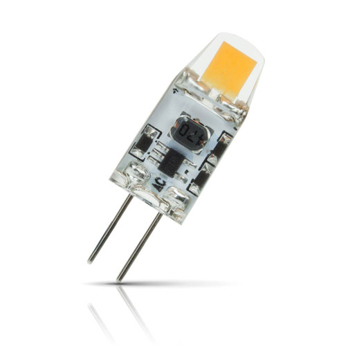 Prolite G4 Capsule LED Light Bulb 1.2W (10W Eqv) Warm White Clear Image 1 Prolite G4 Capsule LED Light Bulb 1.2W (10W Eqv) Warm White Clear Image 1