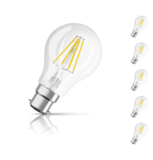 Osram GLS LED Light Bulb Dimmable E27 4.8W (40W Eqv) Warm White 10-Pack Image 1 Osram GLS LED Light Bulb Dimmable E27 4.8W (40W Eqv) Warm White 10-Pack Image 1