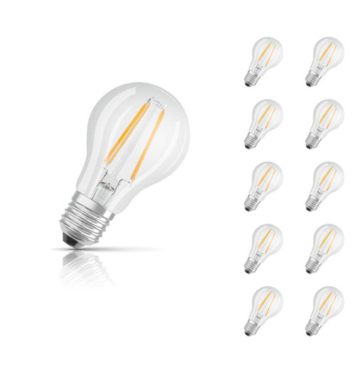 Osram GLS LED Light Bulb Dimmable E27 6.5W (60W Eqv) Warm White 10-Pack
Image 1 Osram GLS LED Light Bulb Dimmable E27 6.5W (60W Eqv) Warm White 10-Pack
Image 1