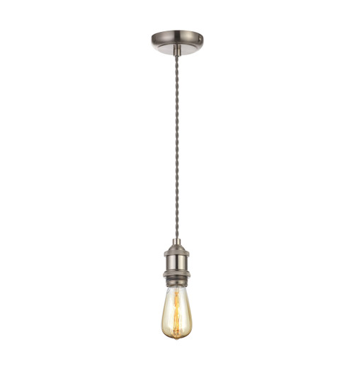 Inlight Dale E27 Pendant Cord Set Satin Nickel 1 Inlight Dale E27 Pendant Cord Set Satin Nickel 1