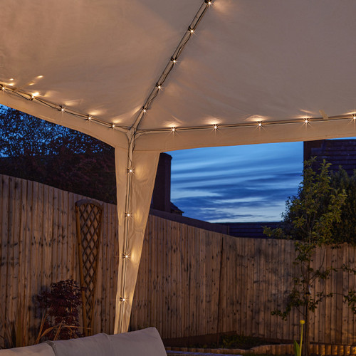 Smart Solar LED 3m x 3m Gazebo String Light 140 Lights Warm White Multi-Function 1 Smart Solar LED 3m x 3m Gazebo String Light 140 Lights Warm White Multi-Function 1