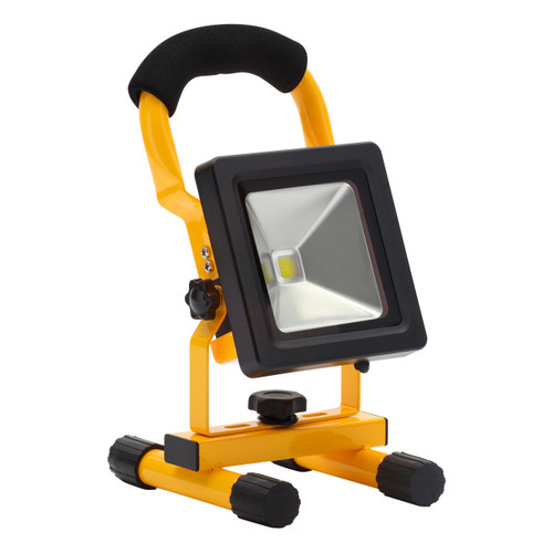 Zinc RECHARGEABLE LED Portable Work Light 10W Daylight Yellow/Black 1