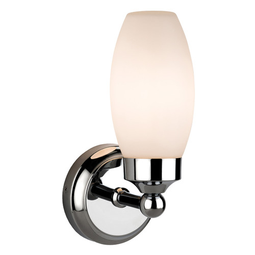 Firstlight Reef Modern Style Wall Light in Chrome and Opal Glass 1