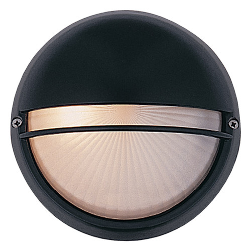 Firstlight Classic Modern Style 255mm Bulkhead Eyelid in Black and Opal Glass 1