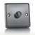 Varilight LED V-Pro Dimmer Switch 400W 1 Gang Brushed Chrome Image 1