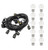 Premium 5m Connectible Outdoor Festoon Light E27 with 10x LED Golfball Light Bulbs White