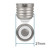 ES-E27 Edison screw cap (27mm)