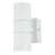 Zinc LETO Outdoor Up and Down Wall Light Textured White