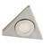 Culina Faro LED Triangular Under Cabinet Light 1.5W Tri-Colour CCT Opal and Satin Nickel 1