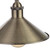 Inlight Rigel 236mm Diner Lamp Shade Antique Brass 3